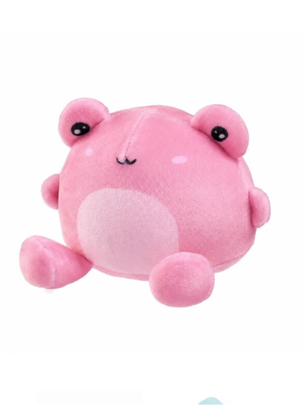 New Squishy Top Trenz Super Duper Sugar Squisher Plush Gigi Frog Rare PINK Toy